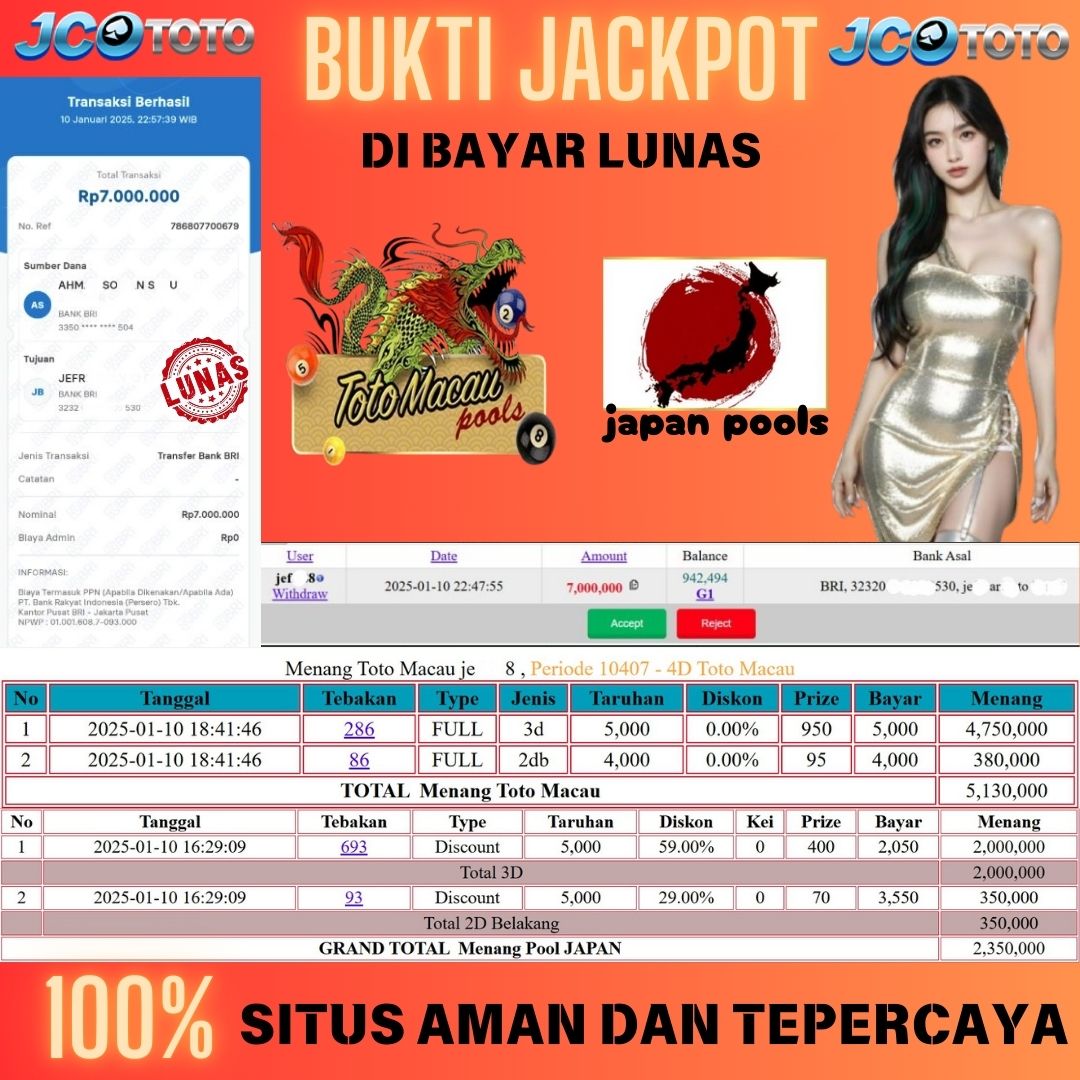 Prediksi JCO TOTO